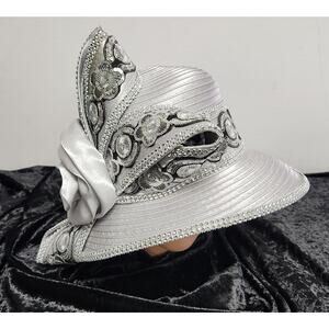 Whittall & Shon Silver Womens Couture Hat